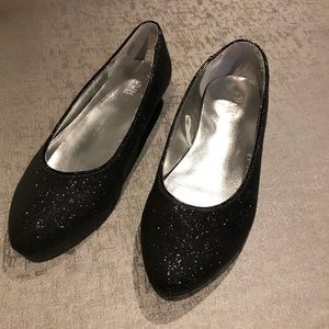 Girl's Black Dress Shoes, Size3M